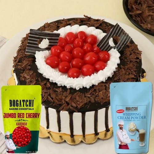 WHIPPING CREAM FOR CAKE - 50G, BUY 1 GET 1 + FREE JUMBO Cherry Karonda (50G)